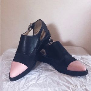 Toga Pulla Women's Buckle Leather Shoes